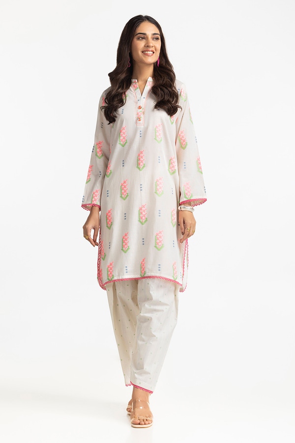 UAE -Jacquard Embellished Shirt And Shalwar IUSTTS-316