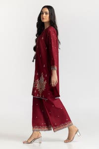 UAE -Lawn Embroidered Shirt And Trouser IUSTTS-60