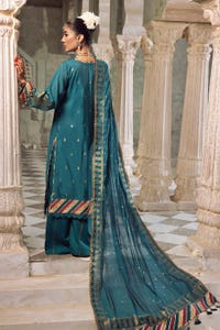 UAE -3PC Jacquard Unstitched Suit with Jacquard Dupatta JD-32032