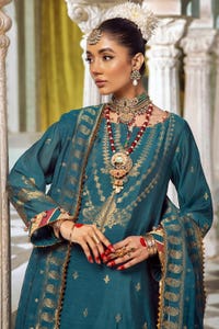 UAE -3PC Jacquard Unstitched Suit with Jacquard Dupatta JD-32032