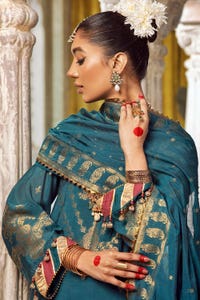 UAE -3PC Jacquard Unstitched Suit with Jacquard Dupatta JD-32032