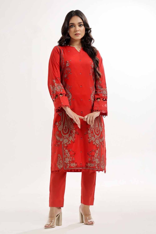 UAE -2 Piece Unstitched Printed Jacquard Suit JT-42001 A