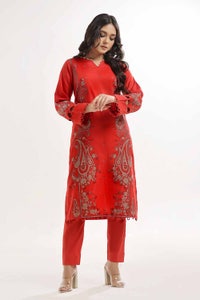 UAE -2 Piece Unstitched Printed Jacquard Suit JT-42001 A