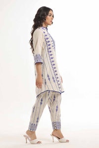 UAE -2PC Unstitched Printed Jacquard Suit JT-42009