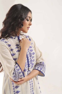 UAE -2PC Unstitched Printed Jacquard Suit JT-42009