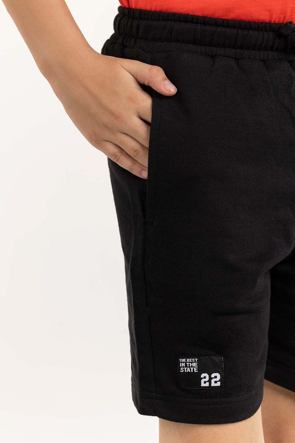 UAE -Junior Boy Black Short 231-319-006 B