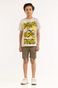 UAE -Junior Boy Chalk T-Shirt 231-313-017