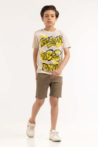 UAE -Junior Boy Chalk T-Shirt 231-313-017