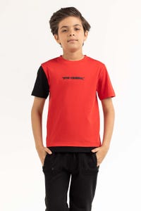 UAE -Junior Boy Red T-Shirt 231-313-010