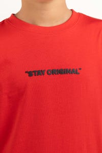 UAE -Junior Boy Red T-Shirt 231-313-010