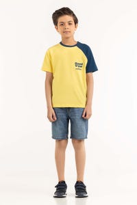 UAE -Junior Boy Yellow T-Shirt 231-313-033