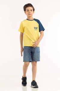 UAE -Junior Boy Yellow T-Shirt 231-313-033