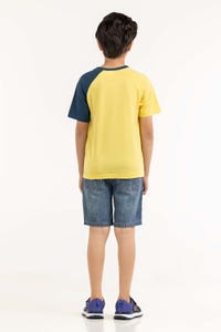 UAE -Junior Boy Yellow T-Shirt 231-313-033