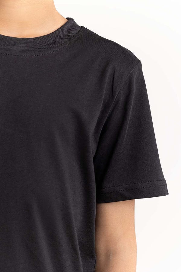 UAE -Junior Boys Black T-Shirt 231-313-001 A