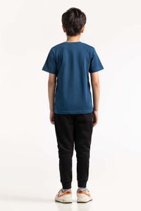 UAE -Junior Boys Blue T-Shirt 231-313-001 D