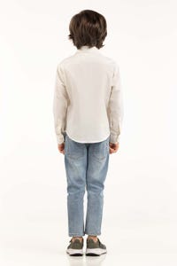 UAE -Junior Boy White Casual Shirt 231-317-014