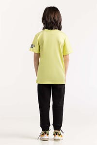 UAE -Junior Boys Yellow T-Shirt 231-313-044