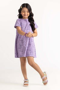 UAE -Junior Girl Lavender T-Shirt 231-616-005 B
