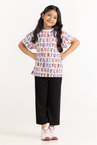 UAE -Junior Girl White T-Shirt 231-613-022