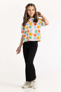 UAE -Junior Girls Multi T-Shirt JGKT-2210020