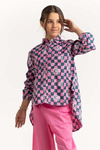 UAE -Junior Girl Pink Shirt JGWS-22100036 A