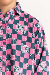 UAE -Junior Girl Pink Shirt JGWS-22100036 A