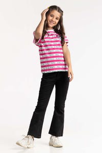 UAE -Junior Girls Pink T-Shirt 231-413-025