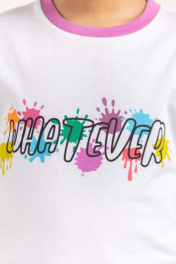 UAE -Junior Girl White T-Shirt 231-413-021