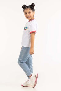 UAE -Junior Girl White T-Shirt 231-413-021