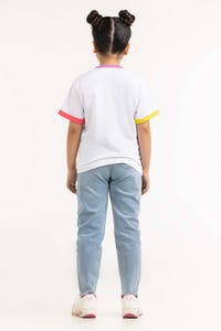 UAE -Junior Girl White T-Shirt 231-413-021