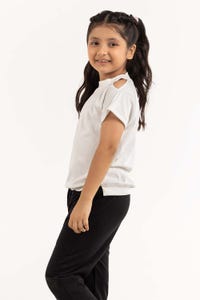 UAE -Junior Girl White Top 231-413-110