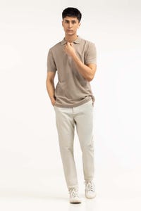 UAE -Khaki Basic Polo PS-SIGPK23-238