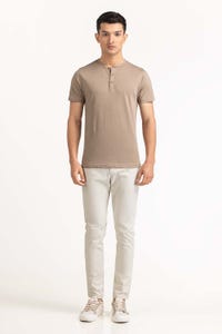 UAE -Khaki Basic Tee TS-HLSJ23-069