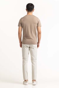 UAE -Khaki Basic Tee TS-HLSJ23-069