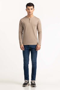 UAE -Khaki Basic Tee TS-HLSJ23-073