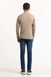 UAE -Khaki Basic Tee TS-HLSJ23-073