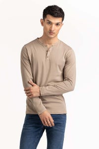 UAE -Khaki Basic Tee TS-HLSJ23-073