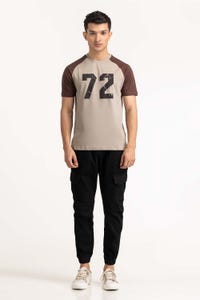 UAE -Khaki Grapic Tee TS-CNSJ23-281