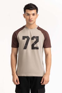 UAE -Khaki Grapic Tee TS-CNSJ23-281