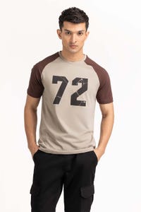 UAE -Khaki Grapic Tee TS-CNSJ23-281