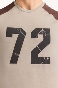 UAE -Khaki Grapic Tee TS-CNSJ23-281