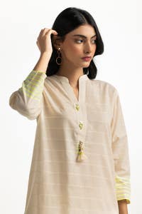 UAE -Dyed Jacquard Florescent Shirt KJ-32202