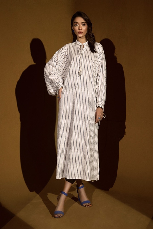 UAE -Yarn Dyed Dress KJ-43040