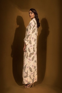 UAE -Seersucker Printed Dress KJ-43044