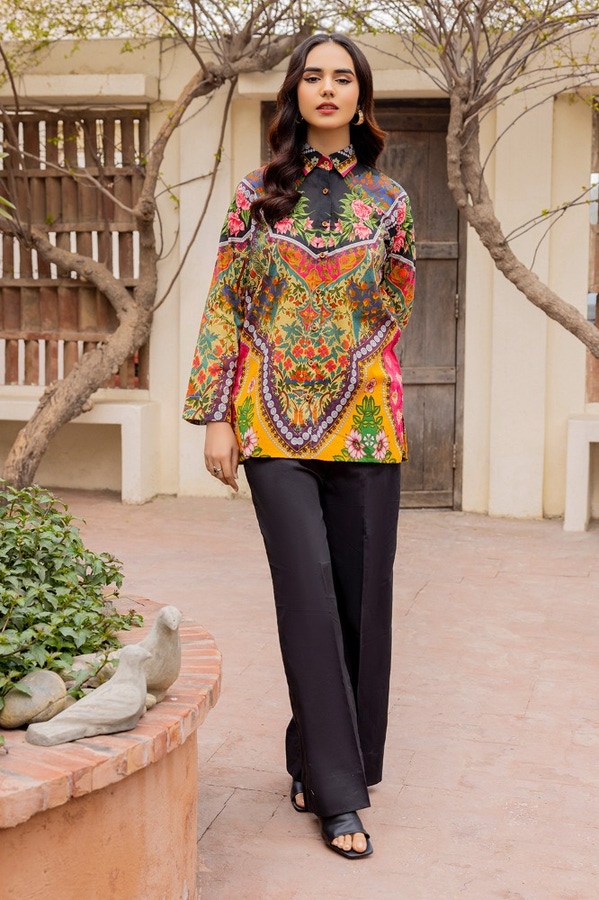 UAE -Cambric Printed Tunic KJ-43102