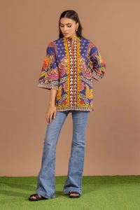 UAE -Cambric Printed Tunic KJ-43106