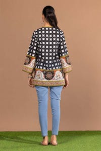 UAE -Cambric Printed Tunic KJ-43109
