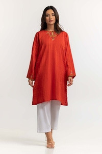 UAE -Dobby Dyed Embroidered Shirt KJ-43240