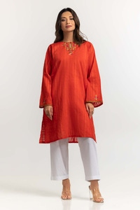 UAE -Dobby Dyed Embroidered Shirt KJ-43240