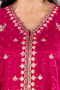 UAE-3 Piece Zari Jacquard Embroidered Suit KJP-43051